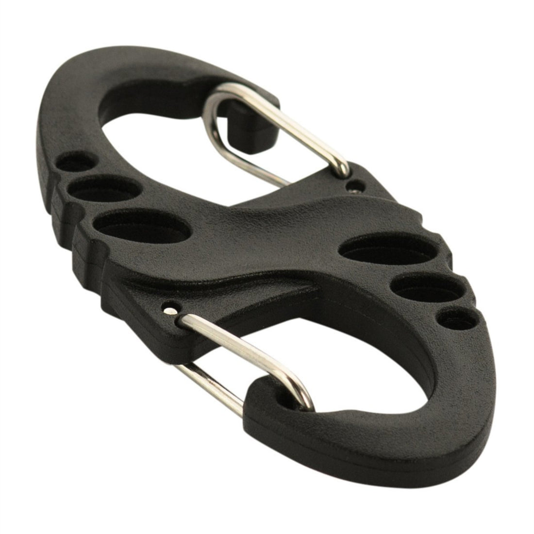 M-TAC S-Hook Mosquetón táctico ligero gancho de clip de engranaje negro