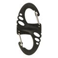 M-TAC S-Hook Mosquetón táctico ligero gancho de clip de engranaje negro
