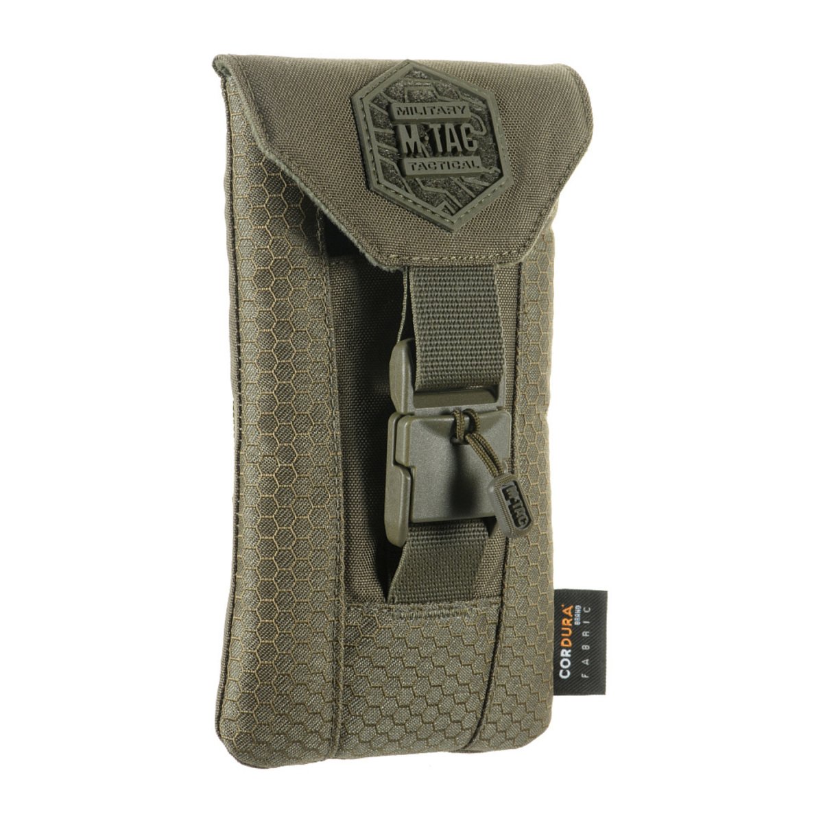 M-TAC Funda para smartphone Elite Medium Hex 1000D Cordurda Hebilla magnética Oliva