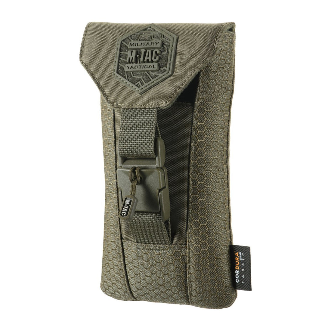 M-TAC Funda para smartphone Elite Medium Hex 1000D Cordurda Hebilla magnética Oliva