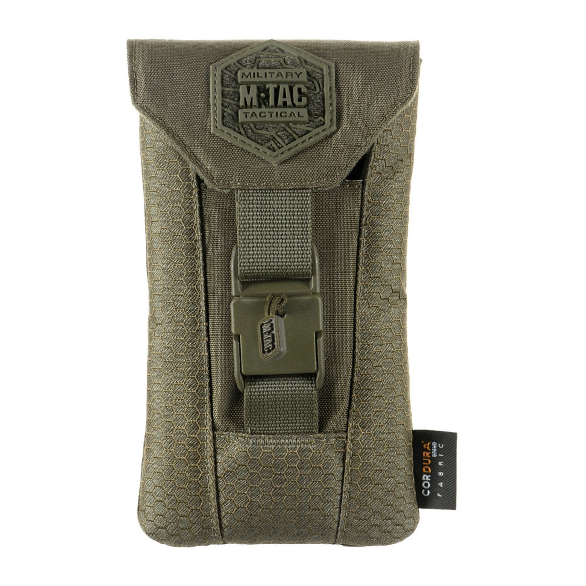M-TAC Funda para smartphone Elite Medium Hex 1000D Cordurda Hebilla magnética Oliva