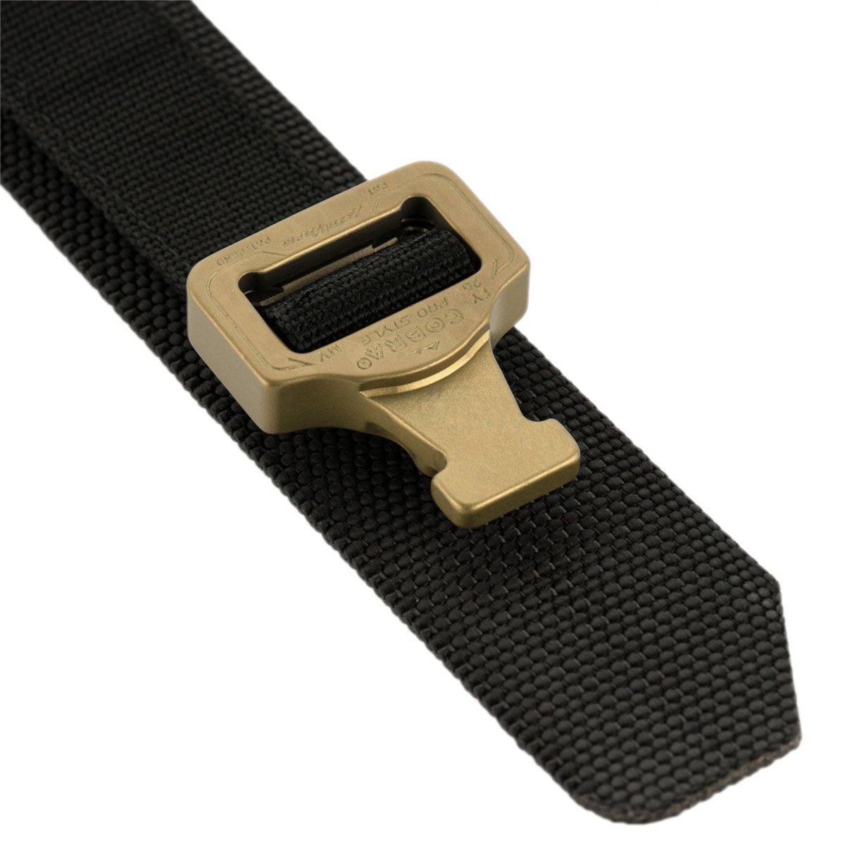 M-TAC Cinturón táctico COBRA Hebilla de aluminio Resistente ajustable Negro