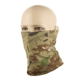 M-TAC Polaina táctica para el cuello, cubierta ligera de punto para la cara, camuflaje