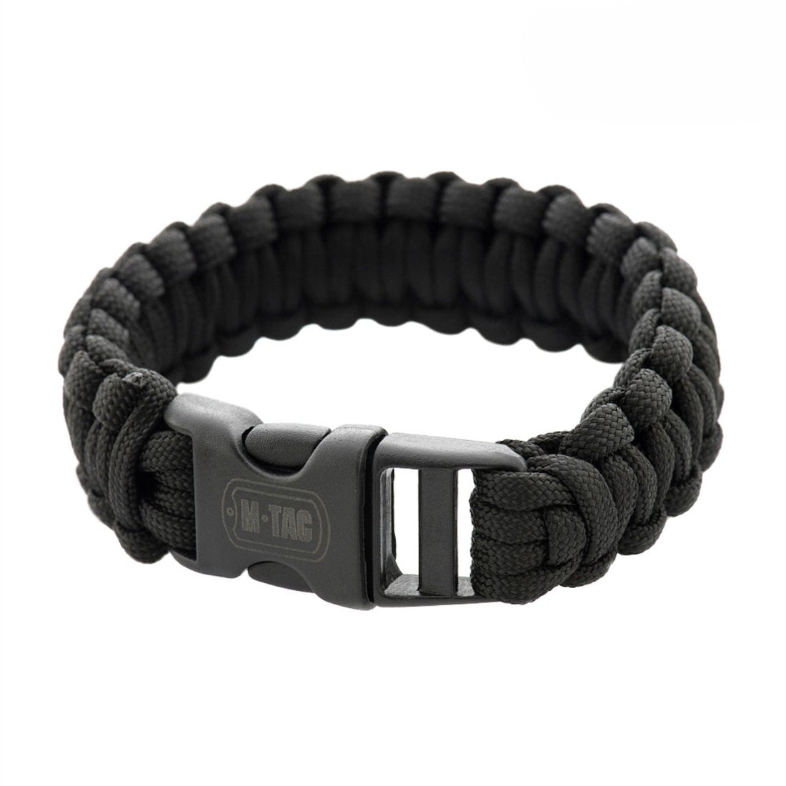 M-TAC Pulsera táctica de paracord Cordón táctico de supervivencia para exteriores 3 m Negro