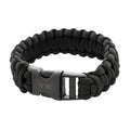 M-TAC Pulsera táctica de paracord Cordón táctico de supervivencia para exteriores 3 m Negro
