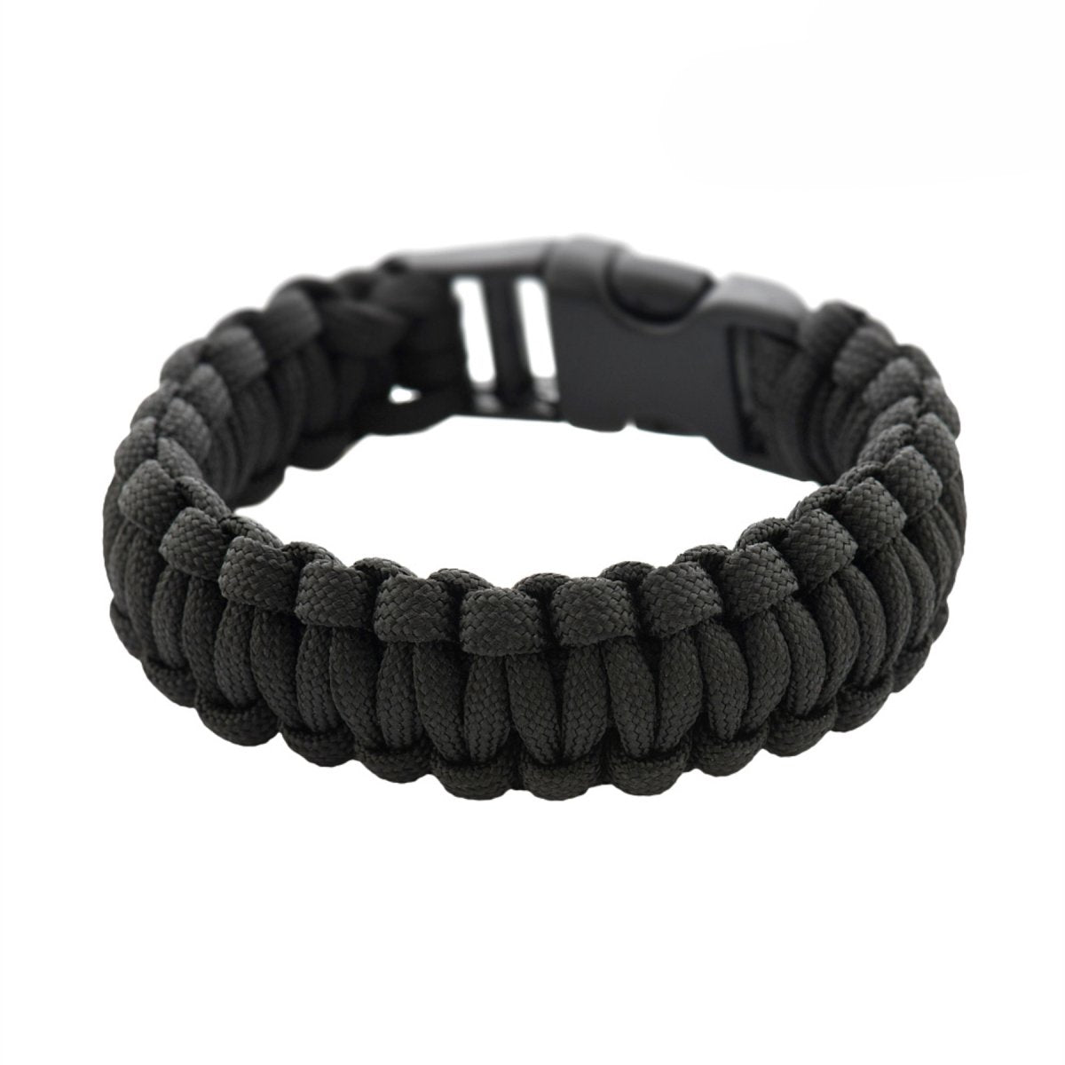 M-TAC Pulsera táctica de paracord Cordón táctico de supervivencia para exteriores 3 m Negro