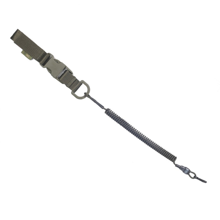 M - TAC Cordón de seguridad táctico Lite Retención de cordón de carabina D - Anillo Fastex Oliva - GoMilitar