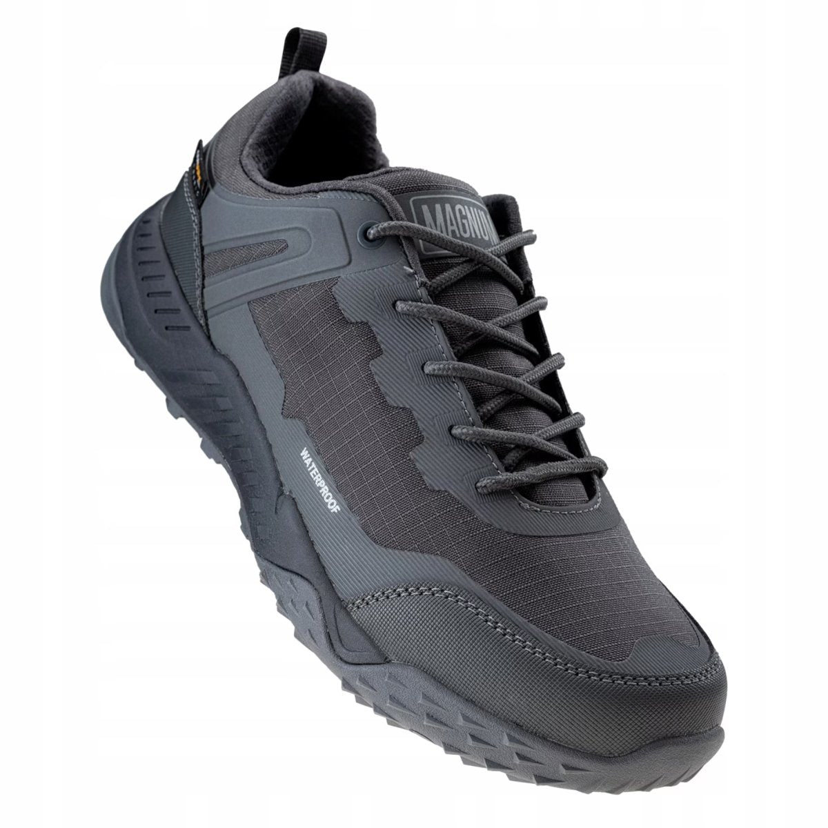 Magnum Bondsteel Low WP Botas de montaña impermeables con absorción de impactos Hi Poly negro