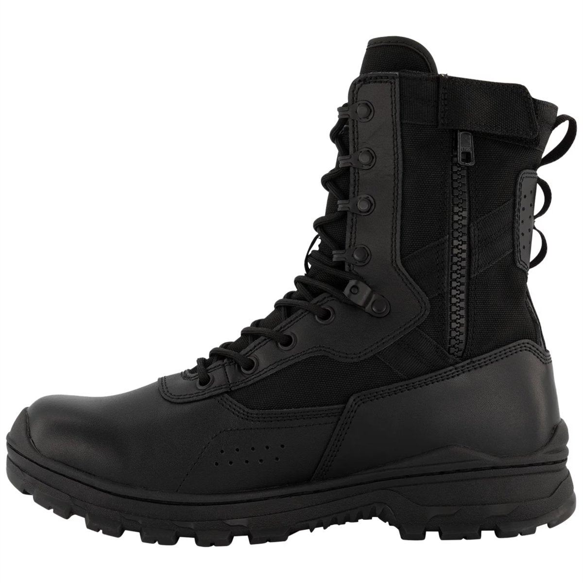 Botas tácticas Magnum Scorpion II 8.0 Sistema de cordones rápidos Cremalleras YKK Negro