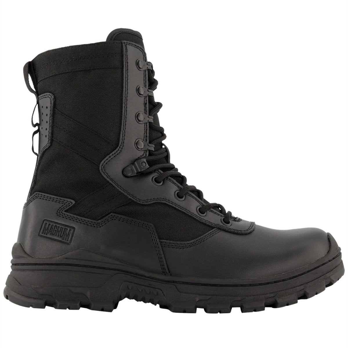 Botas tácticas Magnum Scorpion II 8.0 Sistema de cordones rápidos Cremalleras YKK Negro