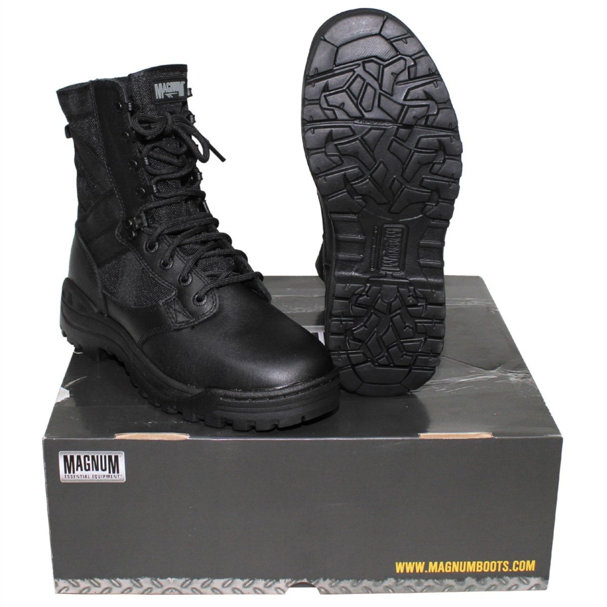 Botas tácticas Magnum Scorpion Secado rápido Transpirable Cordones Eyeley Negro