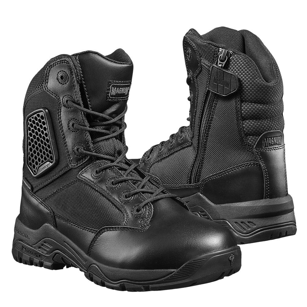Magnum Strike Force 8.0 Botas de combate Tácticas tácticas de cuero Calzado de senderismo