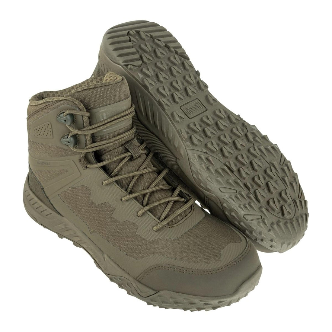 Botas tácticas Magnum Ultima 6.0 WP impermeables transpirables ligeras color oliva