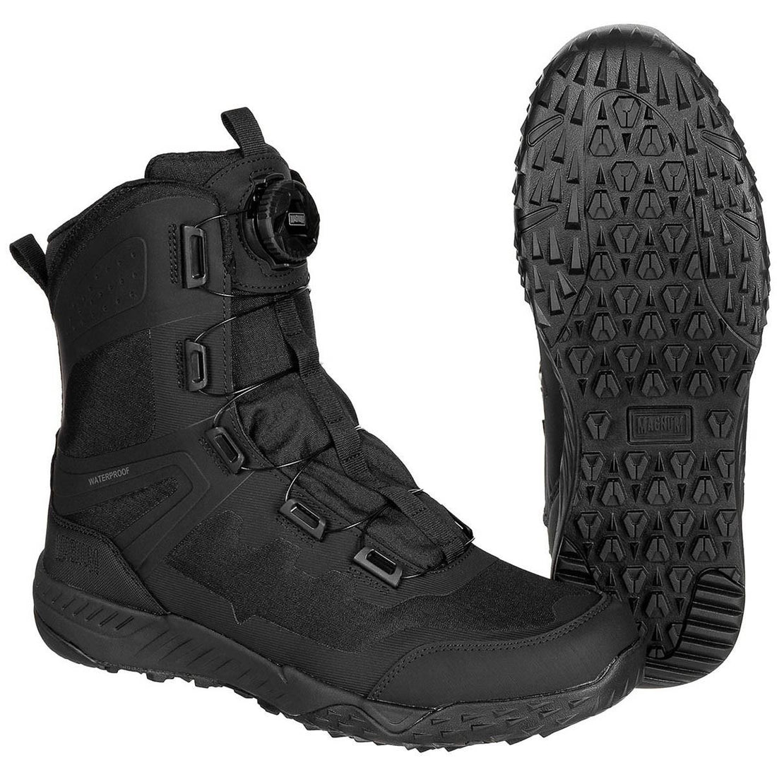 Botas tácticas Magnum Ultima 8.0 SZ WP impermeables M Lock ligeras negras