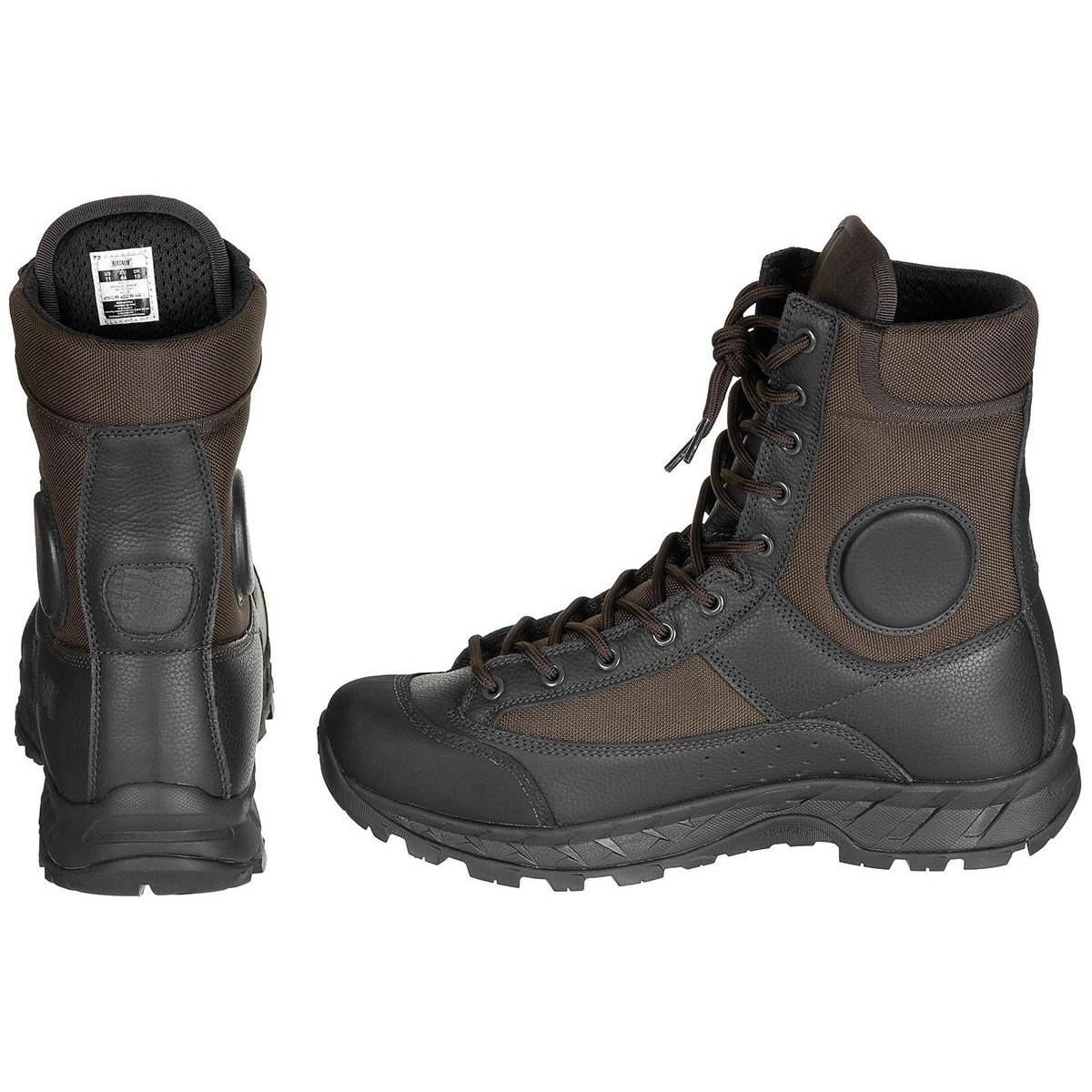 Botas de combate tácticas Magnum Zekrom Tobillera amortiguadora Marrón