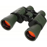 Prismáticos tácticos militares MFH 10x50 BAK4 lente de rubí plegable OD verde