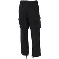 MFH Pantalones de invierno Allround Softshell 3 capas impermeables transpirables negro