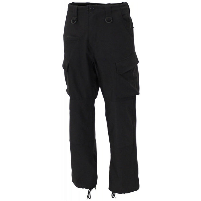 MFH Pantalón Invierno Allround Softshell 3 Capas Impermeable Transpirable Negro - GoMilitar