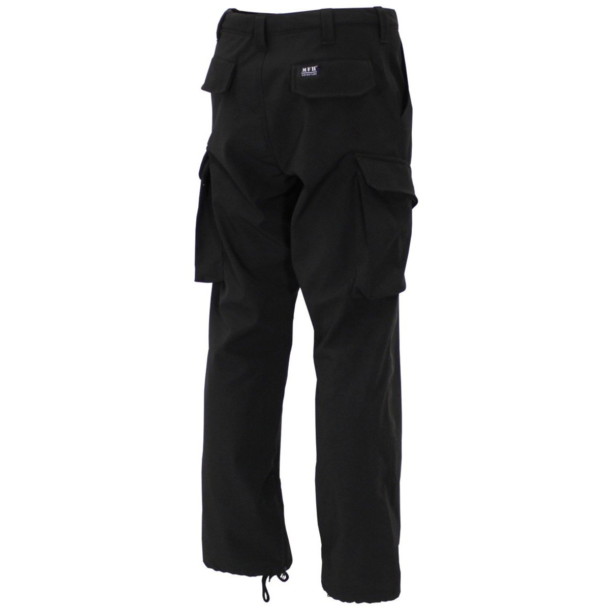 MFH Pantalones de invierno Allround Softshell 3 capas impermeables transpirables negro
