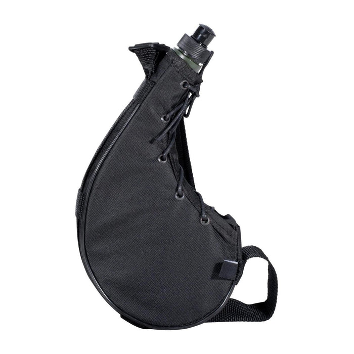 Tactical Bota 0.75L Flask Plastic Water Bottle Polyester Cover Black - GoMilitar