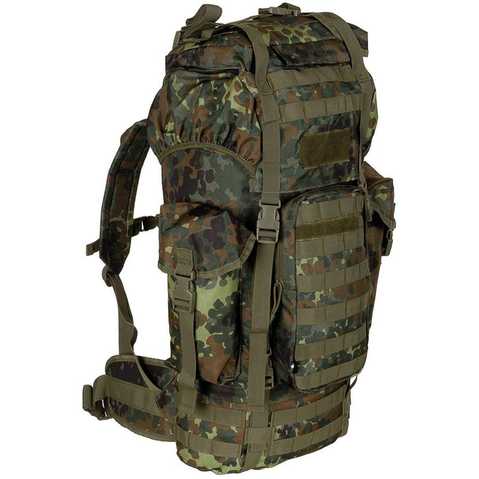 MFH Marca ejército BW combate táctico Molle 65L mochila bolsa de campo de varilla de aluminio NUEVO - GoMilitar