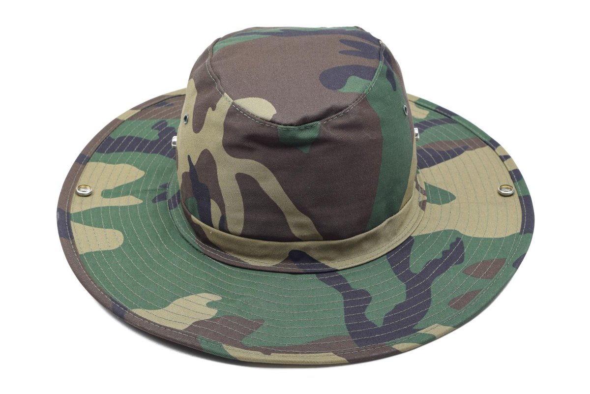 MFH Marca Militar Military Bush Hat Summer Panama Jungle Bucket Tap Woodland NUEVO