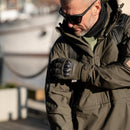 MFH Brand Military style tactical gloves Mission combat olive free fire fingers - GoMilitar