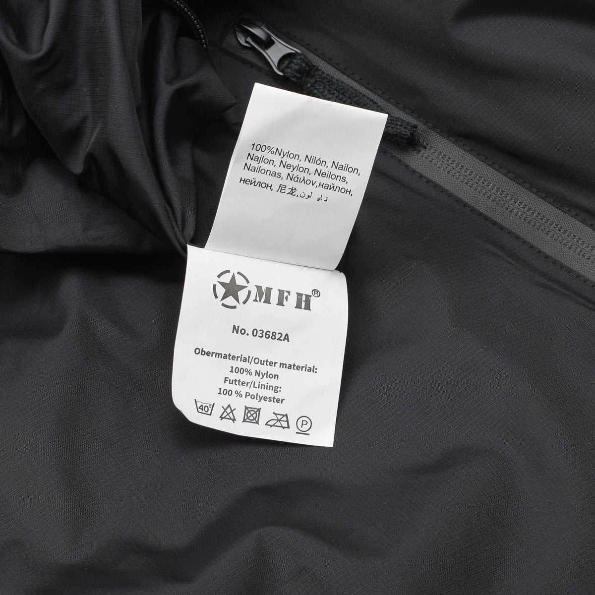 Jacket termal de marca MFH ropa deportiva con capucha liviana Anorak Sports Jacket nuevo