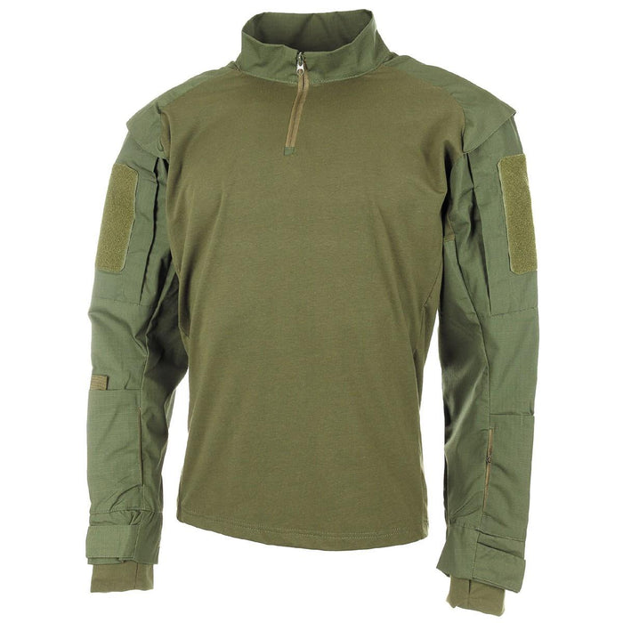 Marca MFH Camisas estilo militar estadounidense combate manga larga BDU táctico oliva NUEVO - GoMilitar