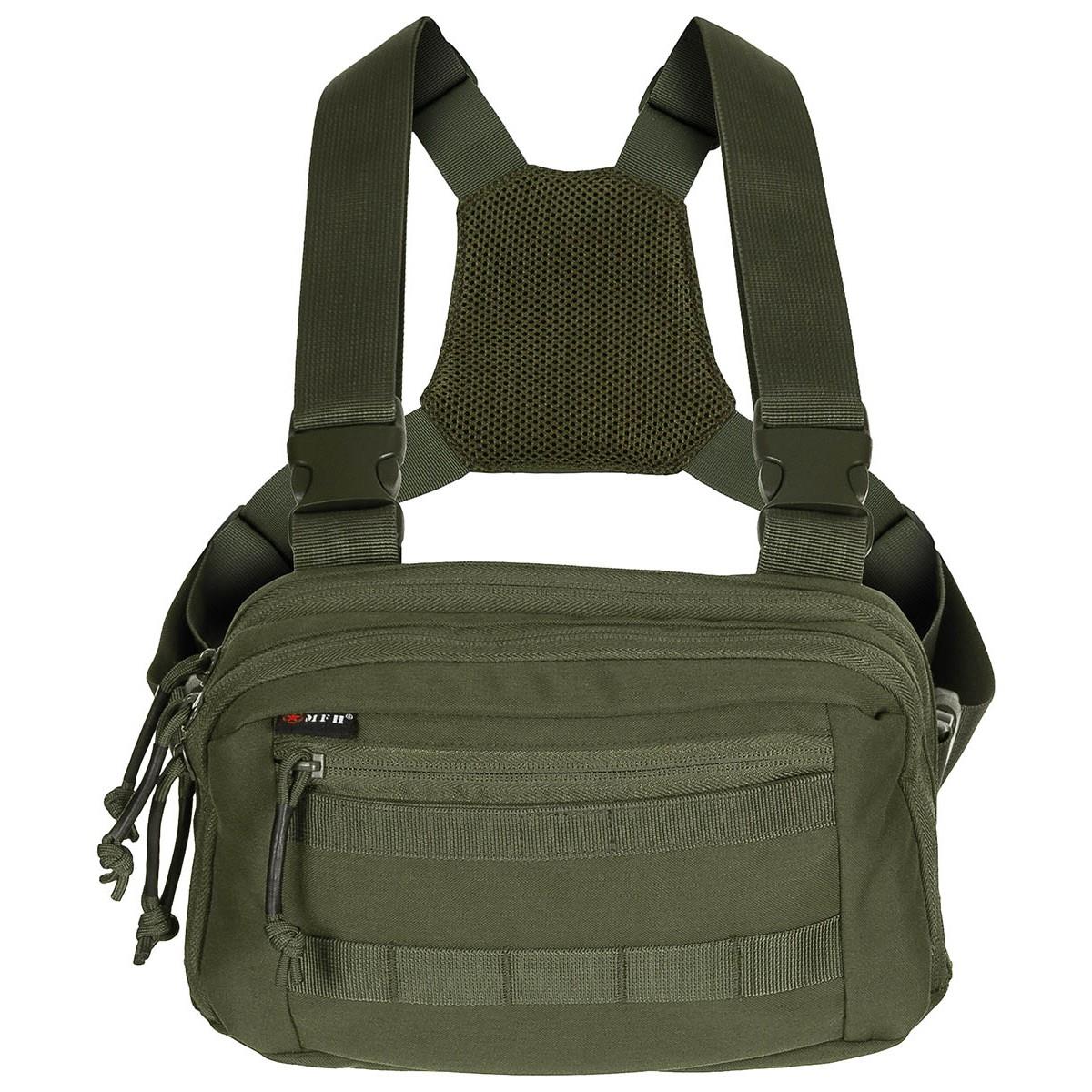 MFH Chest Pack Recon Bolsa táctica para el pecho Sistema organizador Molle Multicolor