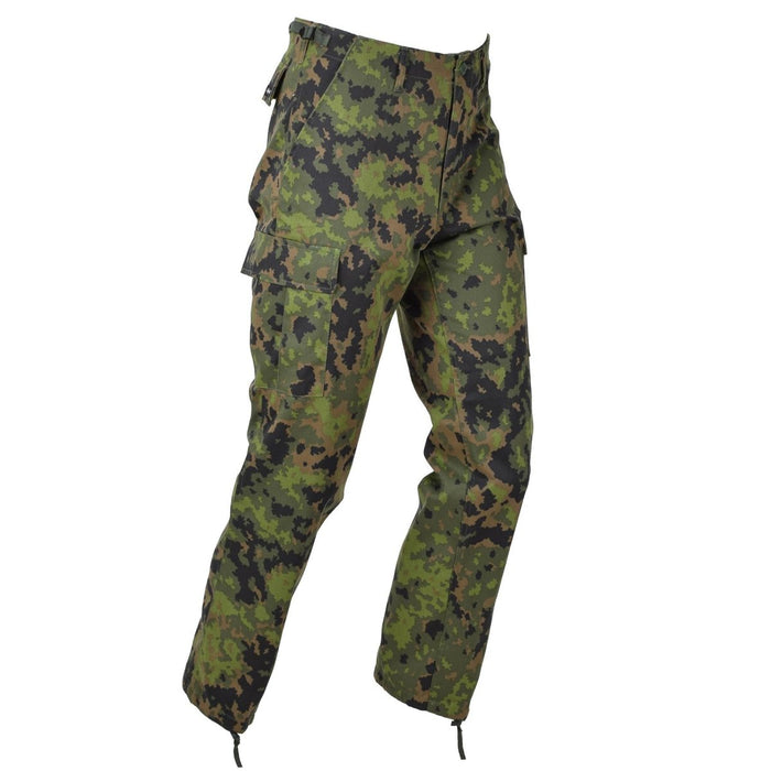 Pantalones de combate MFH Pantalones BDU duraderos con cintura ajustable M05 Camuflaje finlandés - GoMilitar
