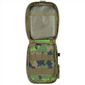 MFH Compact EDC Pouch 2 Compartimentos Molle Straps de fijación M05 Camuflaje