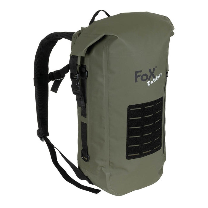 MFH bolsa seca militar verde oliva mochila de senderismo impermeable ligera de PVC molle NUEVO - GoMilitar