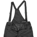 MFH Pantalones polares de invierno 2 capas refuerzo de rodilla impermeable a prueba de viento negro
