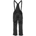 MFH Pantalones polares de invierno 2 capas refuerzo de rodilla impermeable a prueba de viento negro