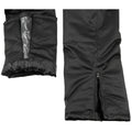 MFH Pantalones polares de invierno 2 capas refuerzo de rodilla impermeable a prueba de viento negro