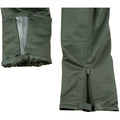 MFH Pantalones polares de invierno 2 capas impermeables a prueba de viento reforzados hasta la rodilla verde oliva