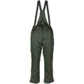 MFH Pantalones polares de invierno 2 capas impermeables a prueba de viento reforzados hasta la rodilla verde oliva