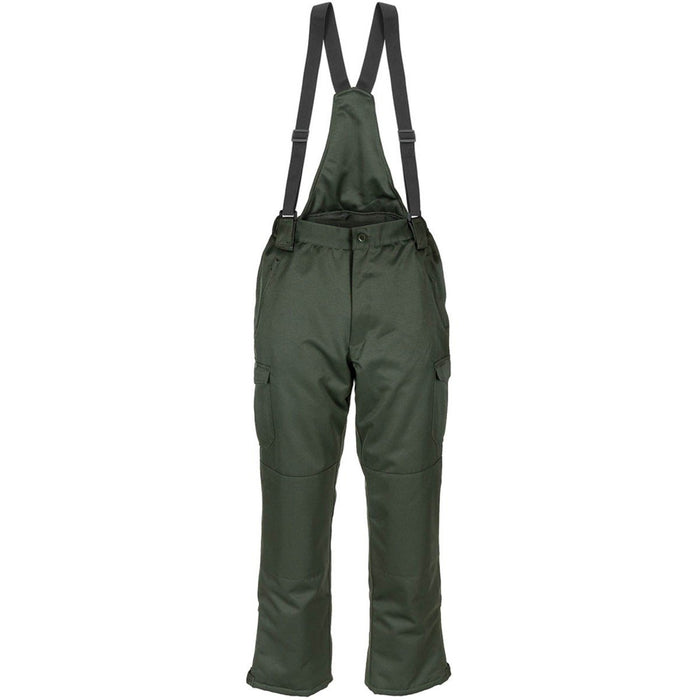 MFH Pantalones Polar Invierno 2 Capas Impermeables Cortavientos Rodilleras Reforzadas Oliva - GoMilitar