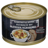 MFH Sopa de Patata Salchicha Salchicha 400 g Comida para Acampar al Aire Libre enlatada Larga Vida útil