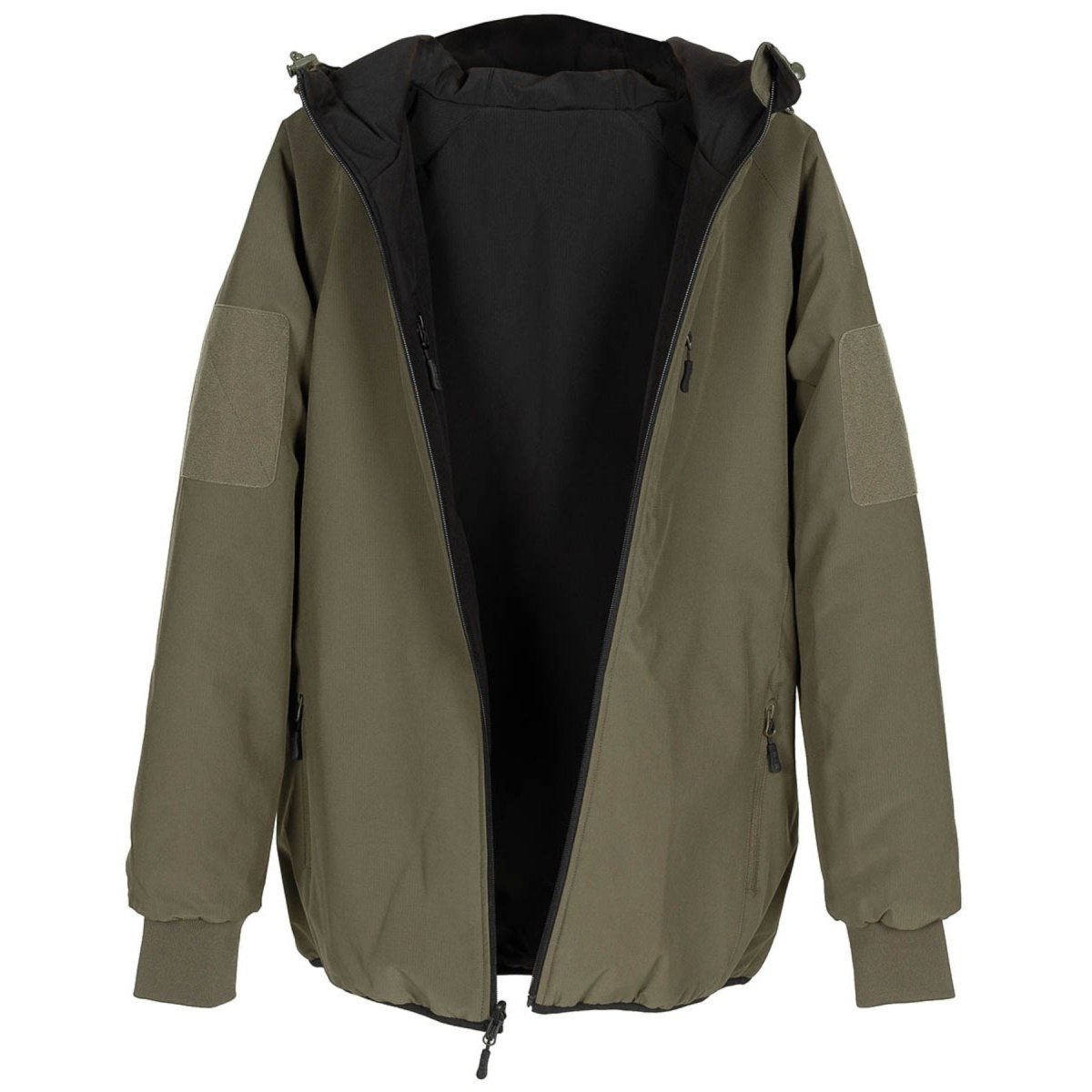 Chaqueta Térmica Reversible MFH Repelente al Agua Aislante OD Verde Negro