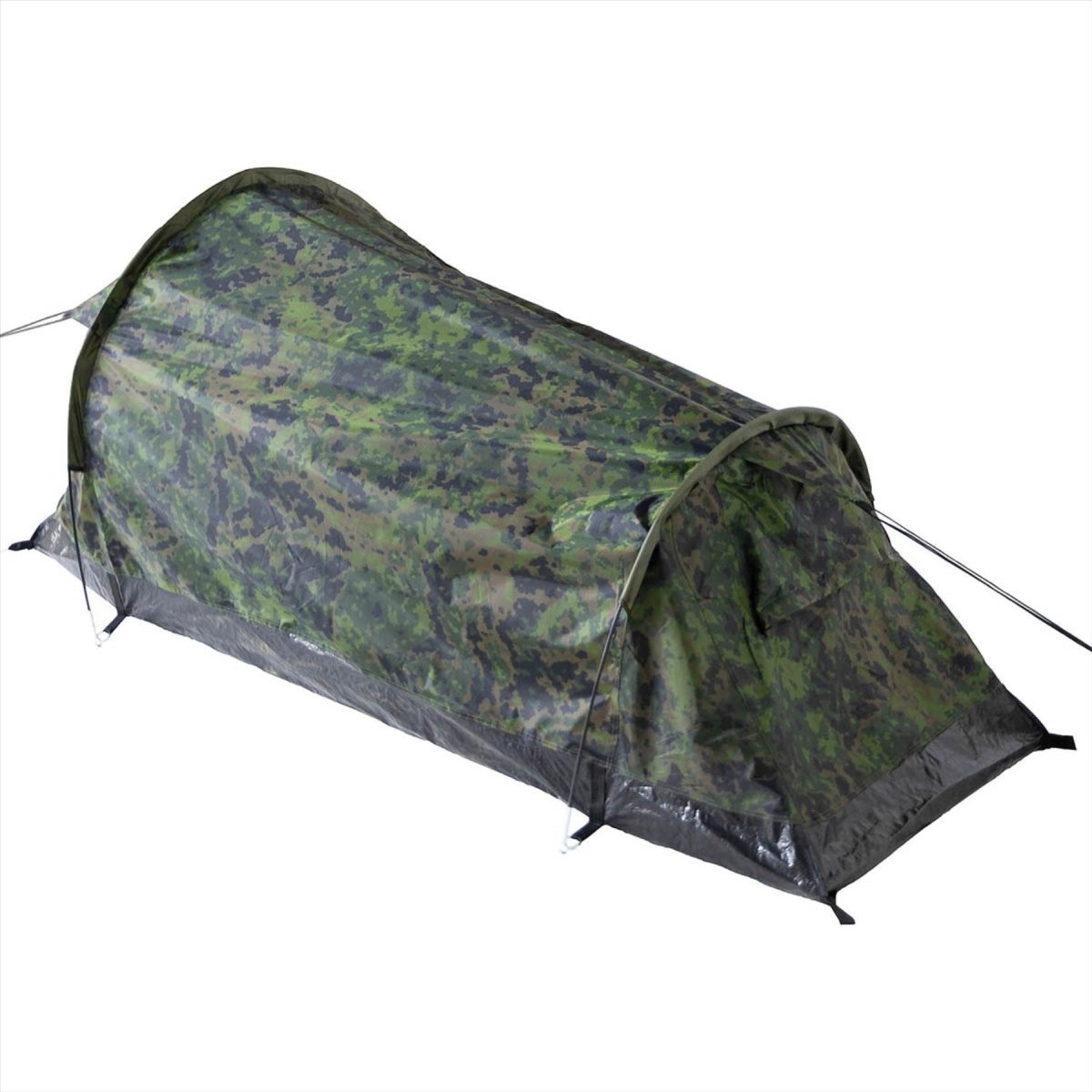 Mfh Schwarzenberg Túnel Tienda Resistente al agua Una persona Finlandia M05 CAMO