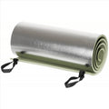 MFH Colchoneta para Dormir Espuma EVA Recubierto de Aluminio Elastrics Correa Embalaje Verde
