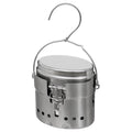 MFH Ejército sueco Trangia Mess Kit Repro M40 Acero inoxidable 1.5L Campos de campamento