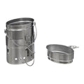 MFH Ejército sueco Trangia Mess Kit Repro M40 Acero inoxidable 1.5L Campos de campamento