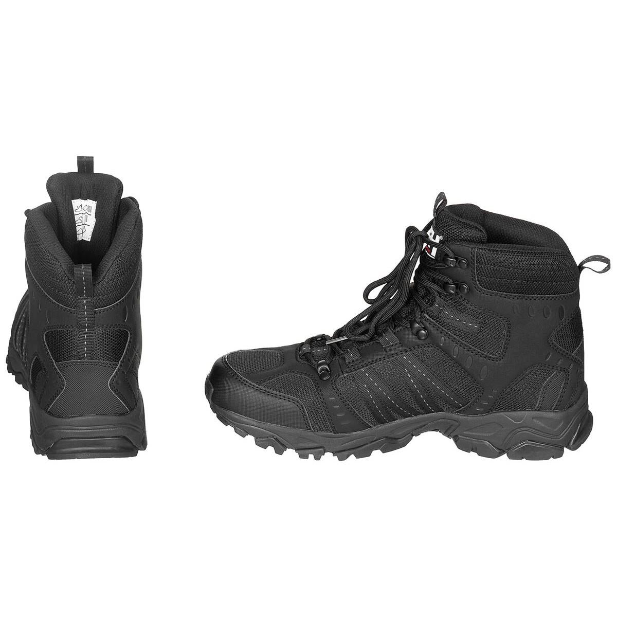 MFH Botas de combate tácticas impermeables transpirables de secado rápido membrana HBR negro