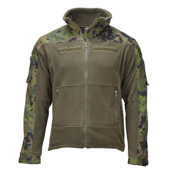 Chaqueta táctica MFH Cremalleras YKK Ventilaciones antidesgarros Mangas ajustables M05 Camuflaje finlandés - GoMilitar