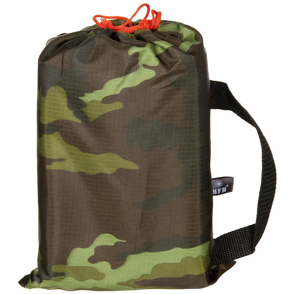 MFH Tarp Extreme M95 Camuflage Tarpaulin Improiector Improiector Tienda A prueba de viento NUEVO