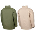 Chaqueta térmica MFH con aislamiento, puños elásticos reversibles, color caqui oliva