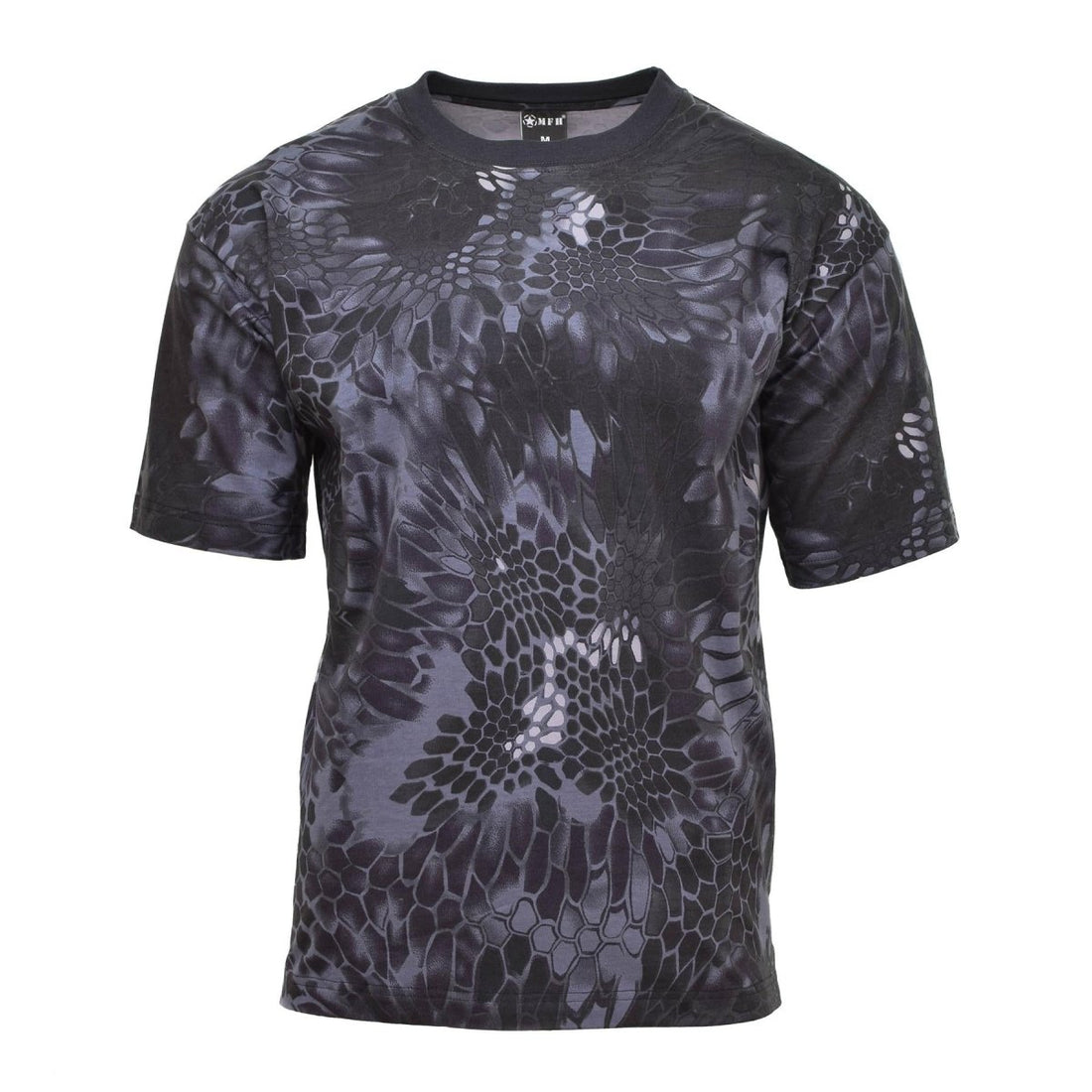MFH Camiseta de estilo del ejército de EE. UU. Camufa de manga corta transpirable Camuflaje de serpiente